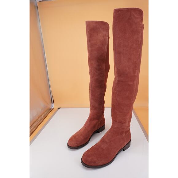 Stuart Weitzman 5050 Over the Knee Suede Boots Size 9 NIB OTK $695 Cardamom - Picture 2 of 10